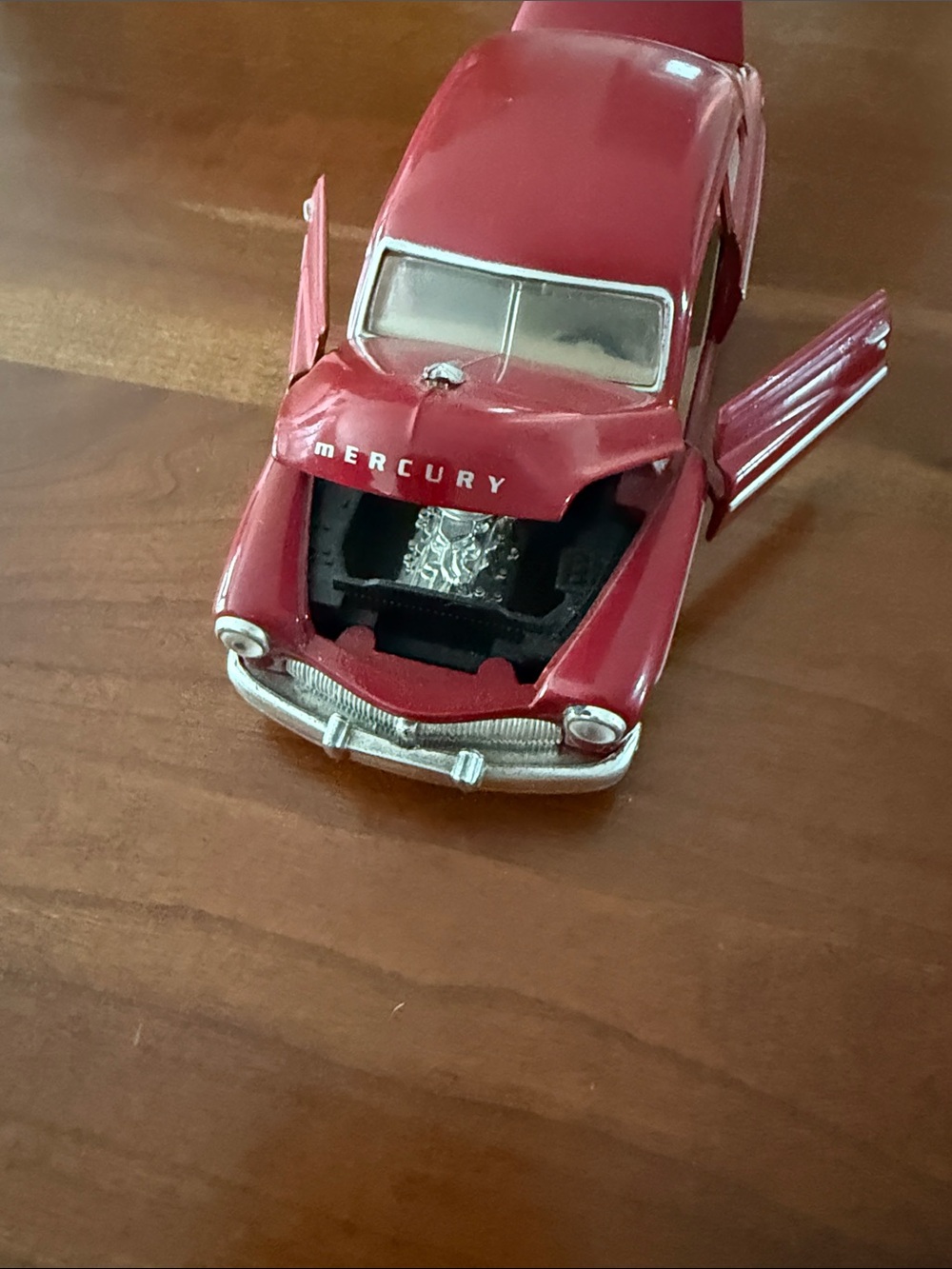 1949 Mercury Red Die-Cast Collectible Car – Classic Vintage Style - Picture 6 of 8